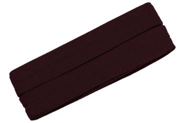 Preview: Oaki Doki Jersey Schrägband gefalzt 3m Coupon Tiefburgund